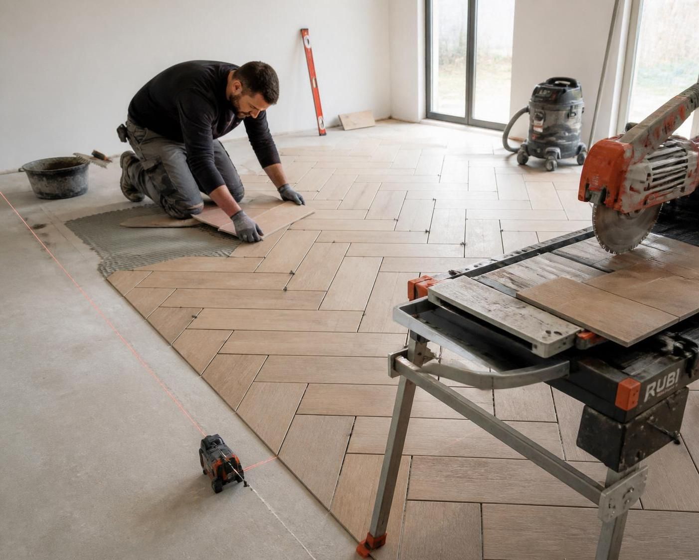 découvrez comment poser du carrelage en chevron grâce à notre guide complet sur le calepinage et la pose, pour un résultat élégant et précis.