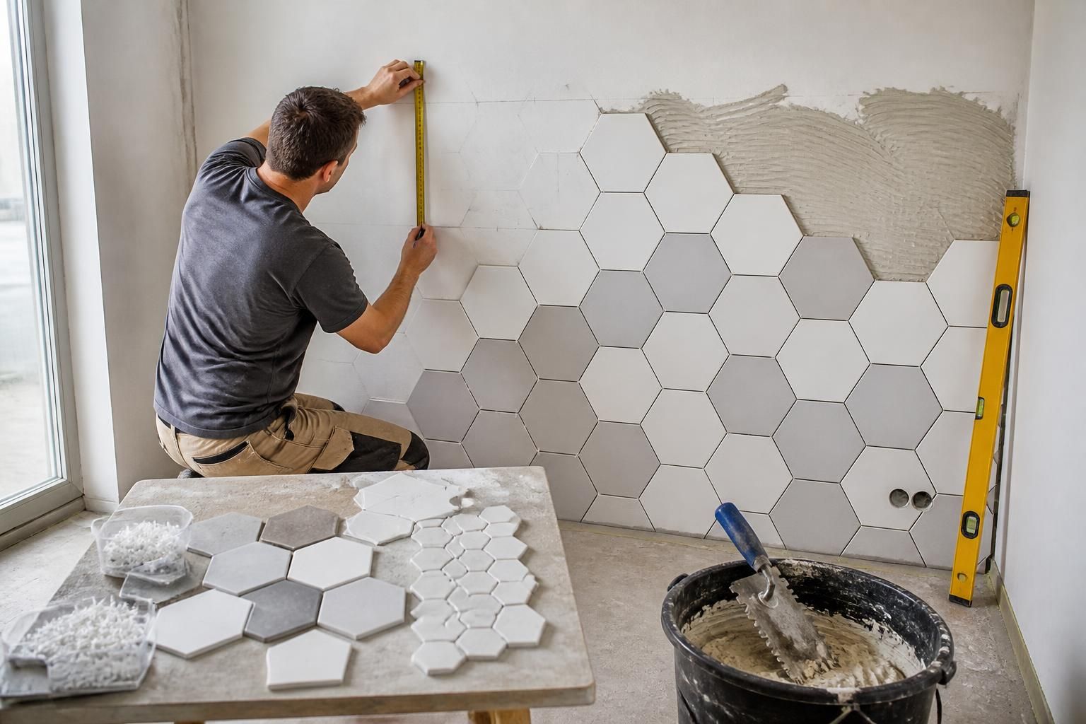 découvrez comment poser du carrelage hexagonal au mur grâce à nos conseils détaillés sur le calepinage et la technique de pose pour un résultat esthétique et durable.
