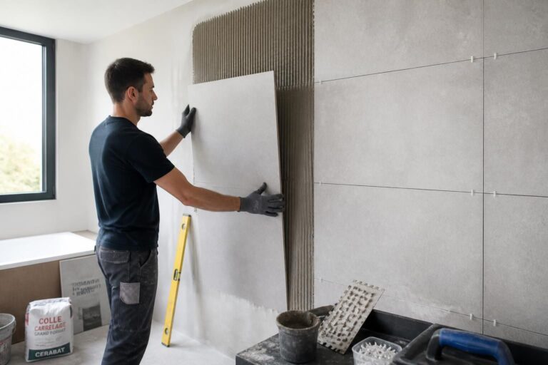 découvrez nos conseils pratiques pour la pose de carrelage mural en grand format et transformez vos murs avec style et modernité.