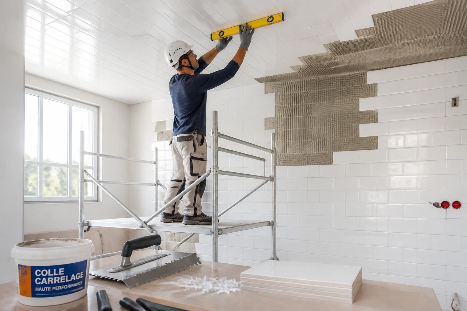 découvrez étape par étape comment poser du carrelage au plafond facilement et correctement pour un rendu professionnel et durable.