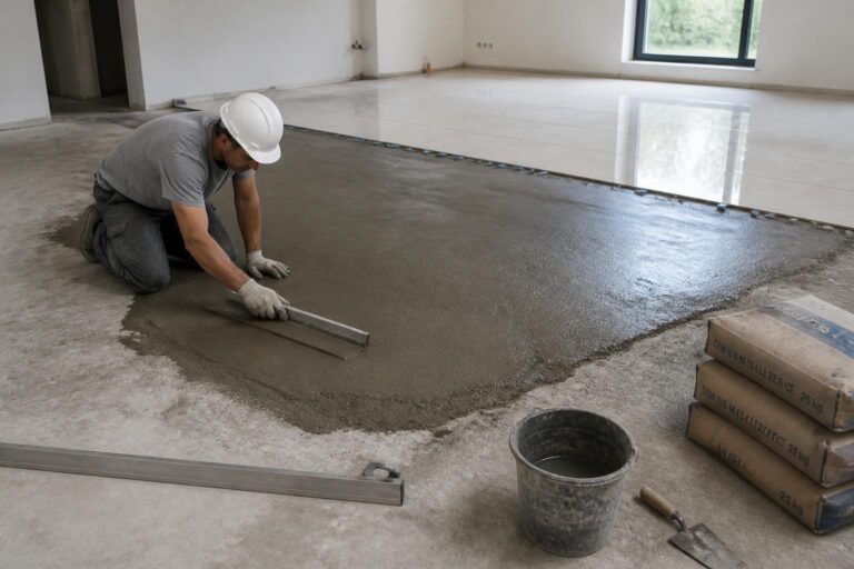 découvrez pourquoi il est essentiel de réaliser une chape avant de poser vos carreaux, pour assurer une surface plane, durable et un résultat esthétique impeccable.