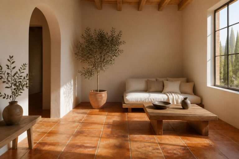 découvrez quelles couleurs de murs s'accordent parfaitement avec un carrelage en terre cuite pour créer une ambiance chaleureuse et harmonieuse dans votre intérieur.