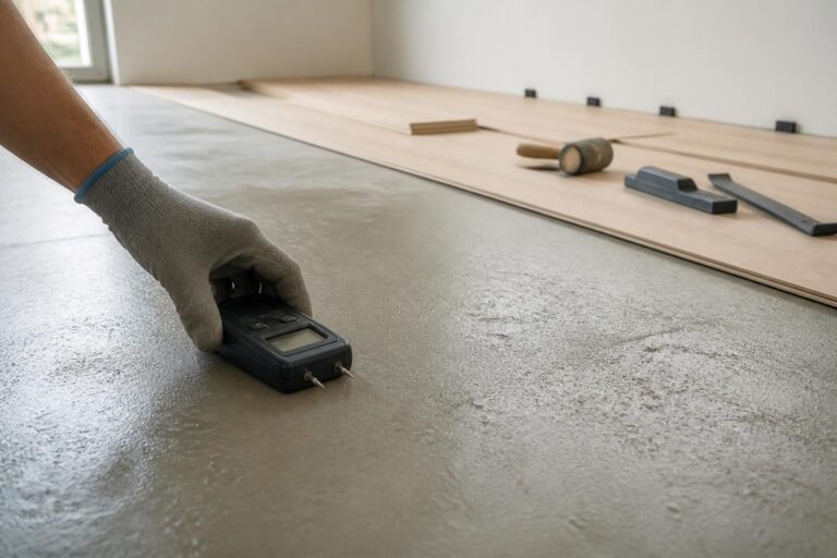découvrez l'importance du taux d'humidité idéal d'une chape avant la pose d'un parquet collé pour garantir une installation durable et éviter les problèmes d'humidité.