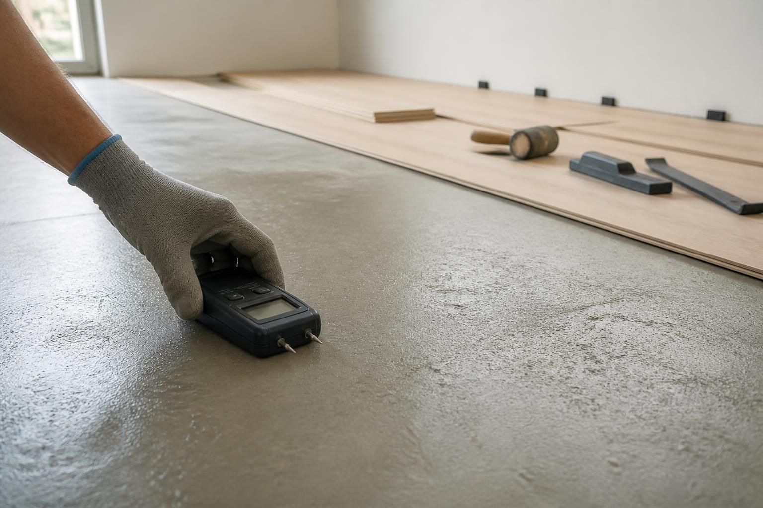 découvrez l'importance du taux d'humidité idéal d'une chape avant la pose d'un parquet collé pour garantir une installation durable et éviter les problèmes d'humidité.