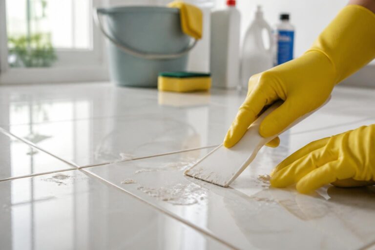 découvrez des méthodes efficaces et simples pour enlever de la colle sur du carrelage sans l'endommager, grâce à nos conseils pratiques et astuces de nettoyage.