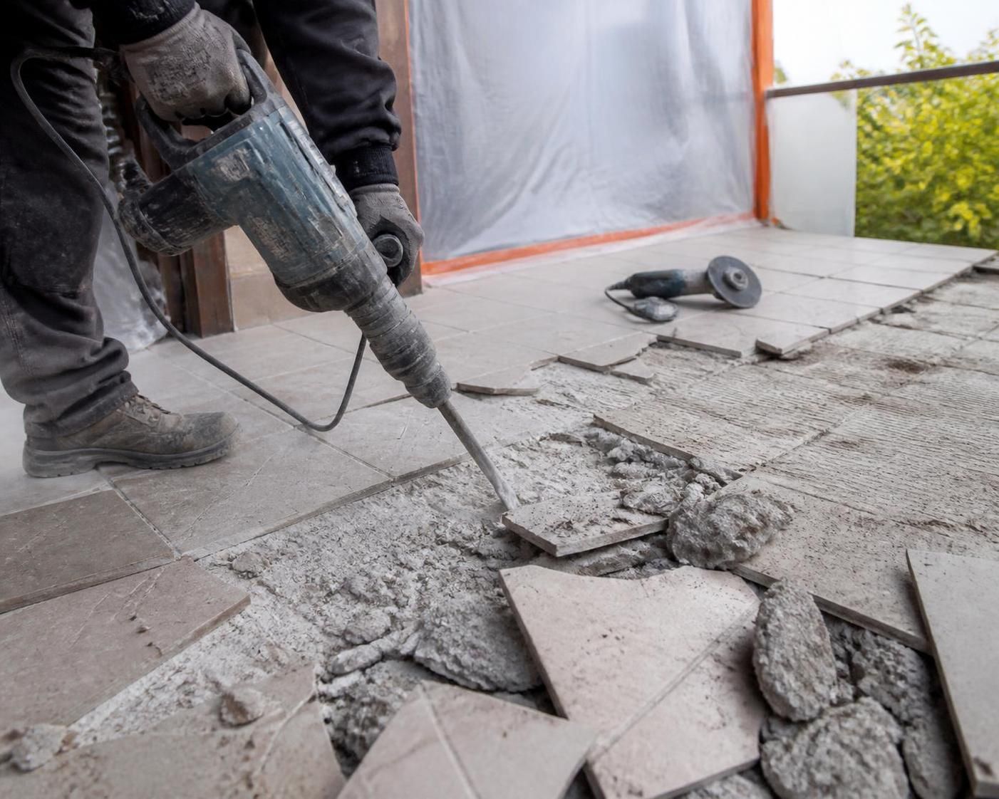les étapes simples et efficaces pour enlever un carrelage de terrasse en toute sécurité, avec des conseils pratiques et les outils nécessaires.