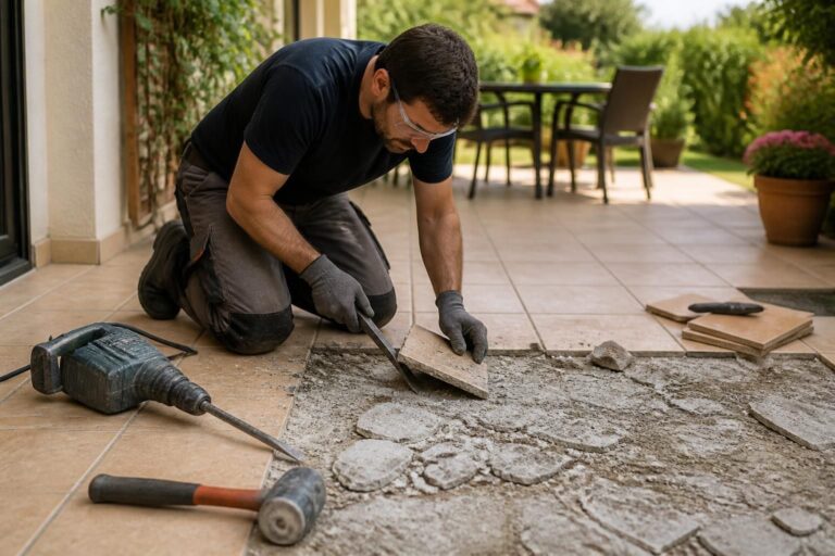 guide pratique pour enlever facilement un carrelage de terrasse : étapes, outils nécessaires et conseils pour réussir votre projet de rénovation en toute sécurité.