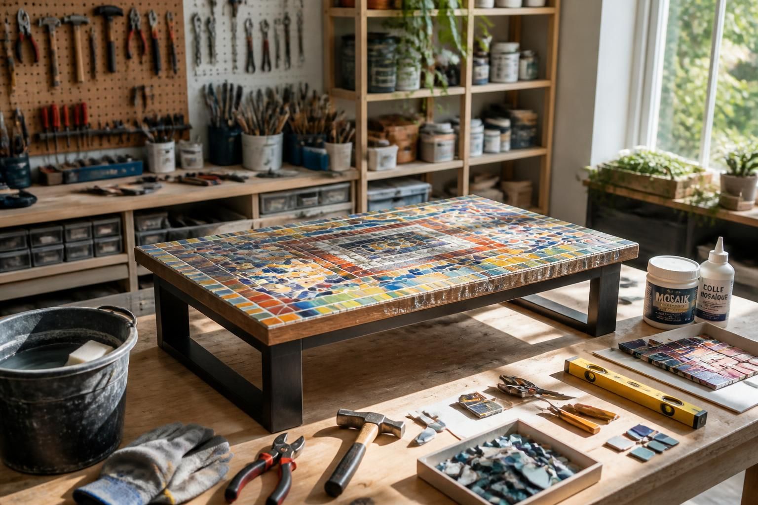 apprenez à créer une table basse en mosaïque unique grâce à ce guide diy facile à suivre. découvrez toutes les étapes pour personnaliser votre mobilier avec style et créativité.