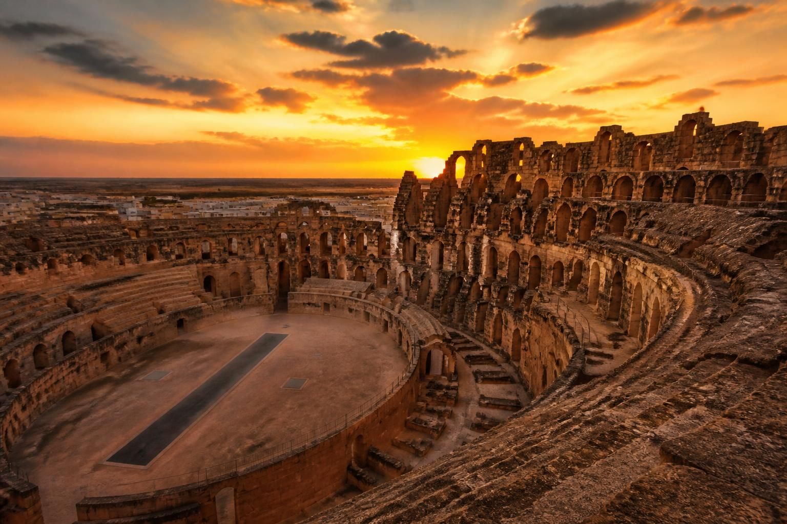 la mosaïque d'el jem, un trésor du patrimoine antique tunisien, témoignant de l'art et de l'histoire romaine en tunisie.