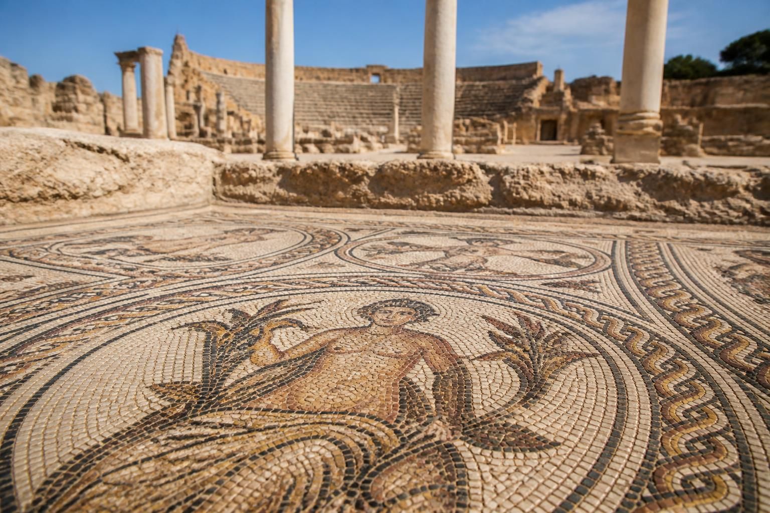 découvrez la mosaïque d'el jem, un chef-d'œuvre du patrimoine antique tunisien, symbole de l'art romain et de l'histoire fascinante de la tunisie.