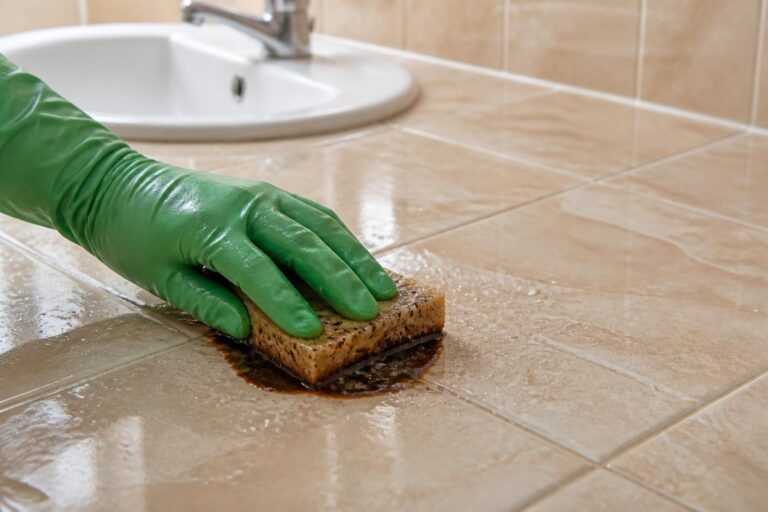 découvrez comment nettoyer efficacement un carrelage de salle de bain avec du savon noir pour un résultat naturel et éclatant.