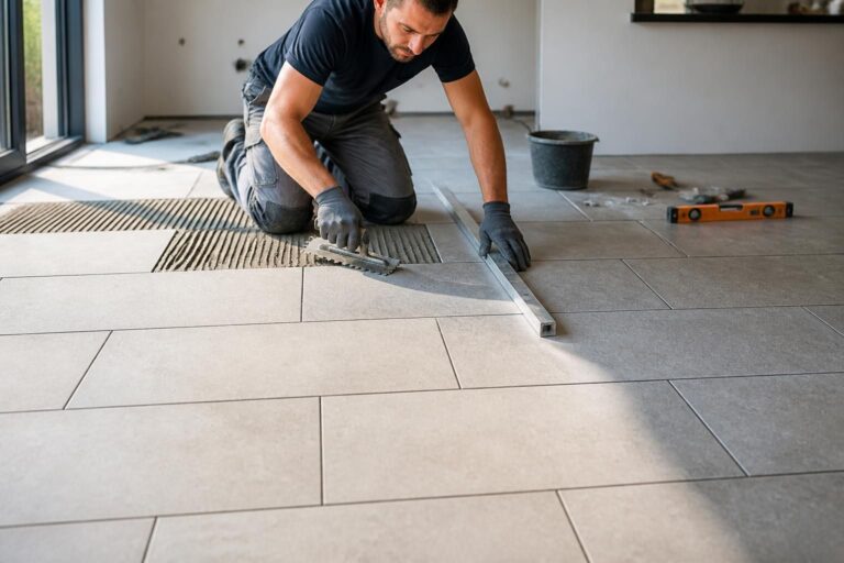 découvrez comment poser un carrelage à joints contrariés pour un effet unique et élégant. apprenez la méthode étape par étape pour réussir votre installation.