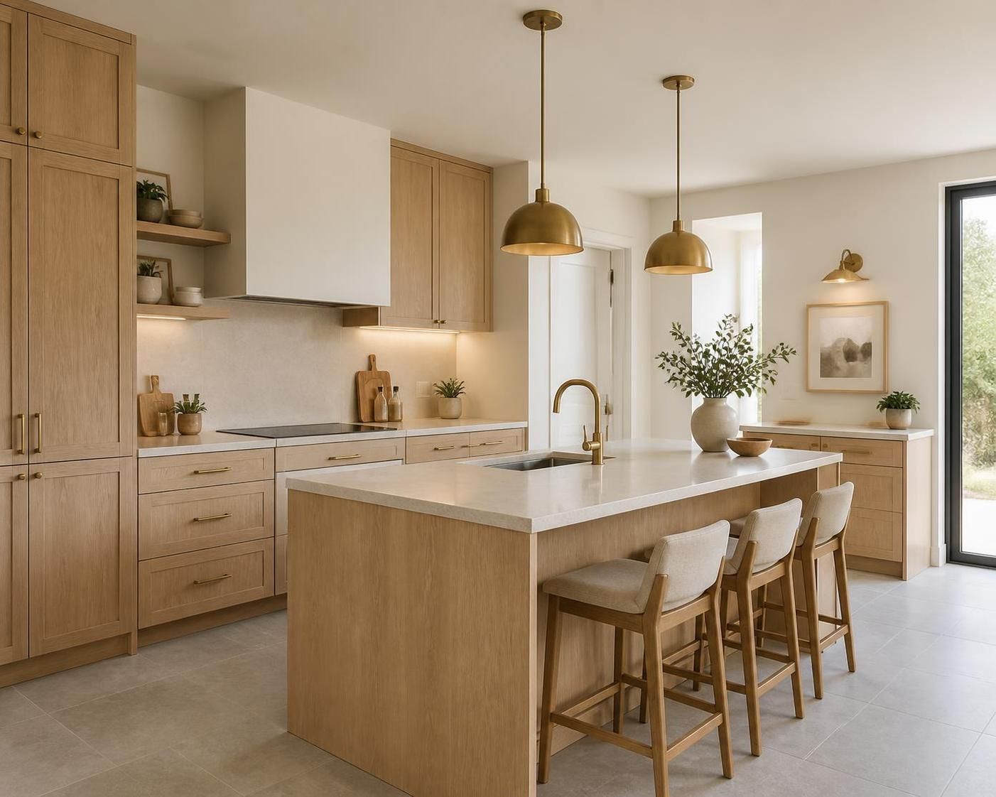 découvrez quelles couleurs de cuisine s'harmonisent parfaitement avec un carrelage gris clair pour un intérieur moderne et élégant.