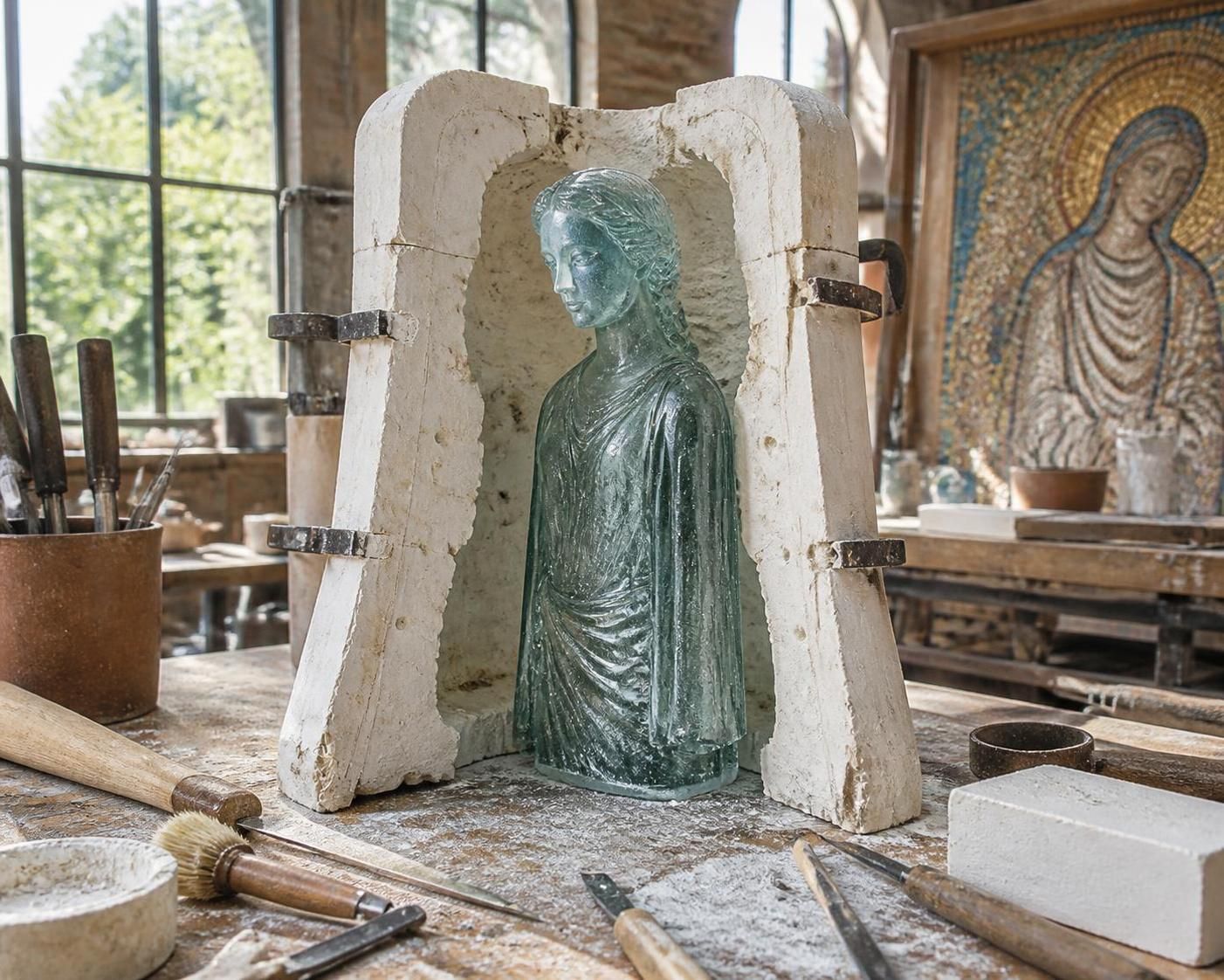 découvrez comment fabriquer de la pâte de verre pour vos projets de sculpture et de tesselles grâce à ce guide détaillé et facile à suivre.