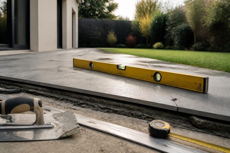 découvrez comment réaliser la pente parfaite pour une terrasse carrelée afin d'assurer un bon drainage et éviter l'accumulation d'eau. guide étape par étape pour une terrasse durable et esthétique.