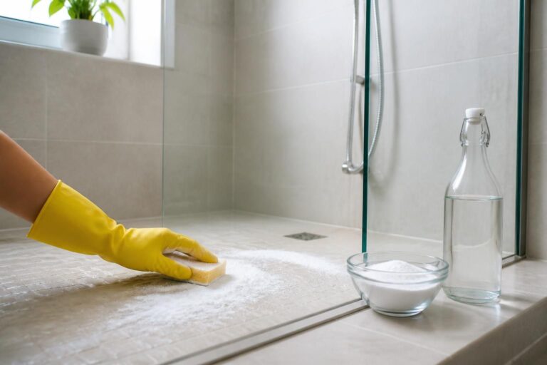 découvrez comment nettoyer facilement une douche italienne avec du bicarbonate de soude pour éliminer les résidus et garder votre salle de bain propre et éclatante.