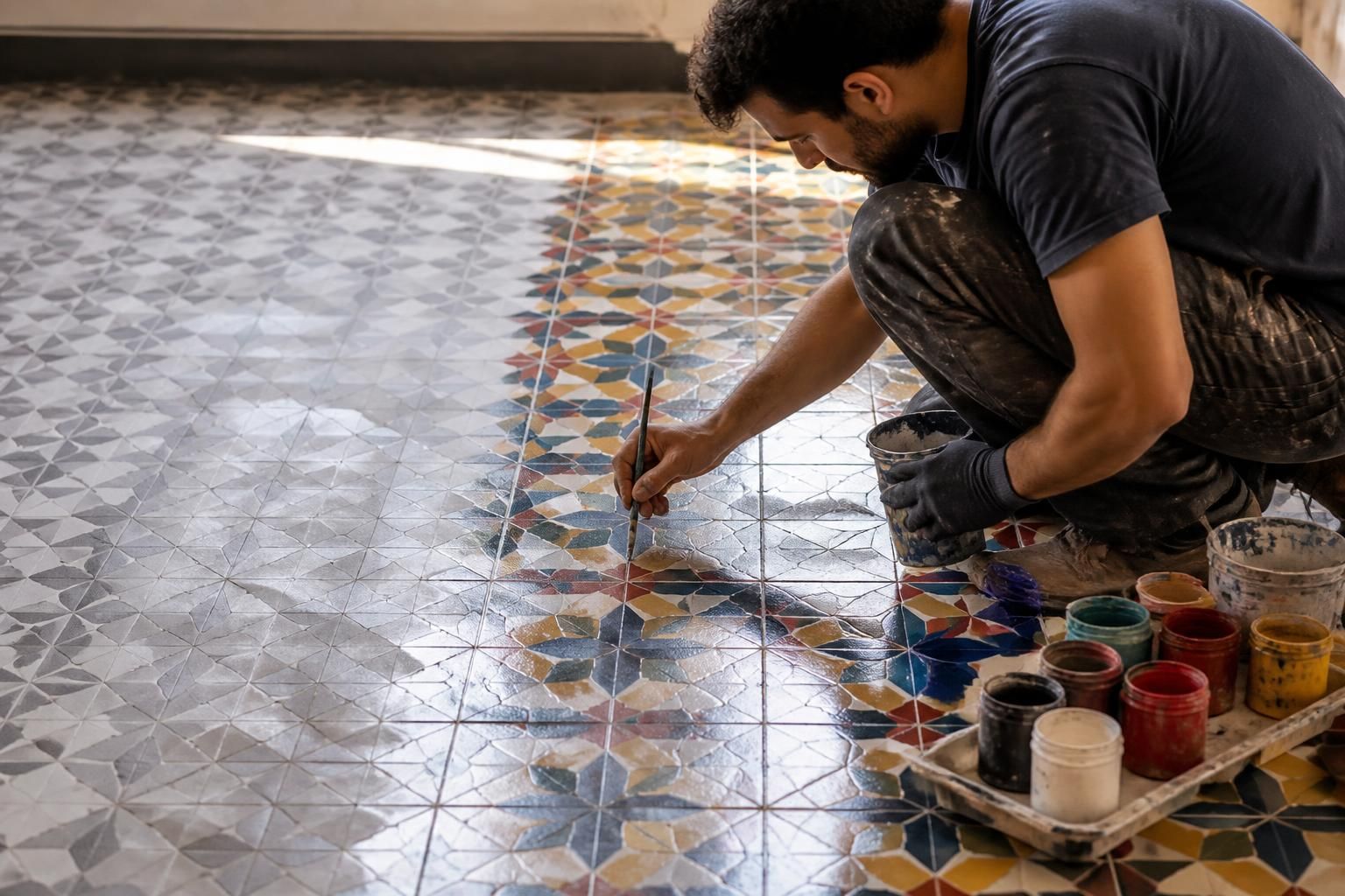 découvrez comment peindre des carreaux de ciment avec une méthode simple pour un résultat durable et esthétique. transformez vos sols facilement et donnez-leur une nouvelle vie colorée.