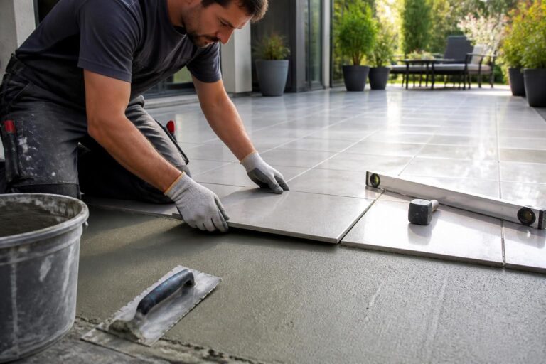 découvrez nos services professionnels de pose de carrelage extérieur sur chape maigre pour un rendu durable et esthétique. expertise et qualité garanties pour embellir vos espaces extérieurs.