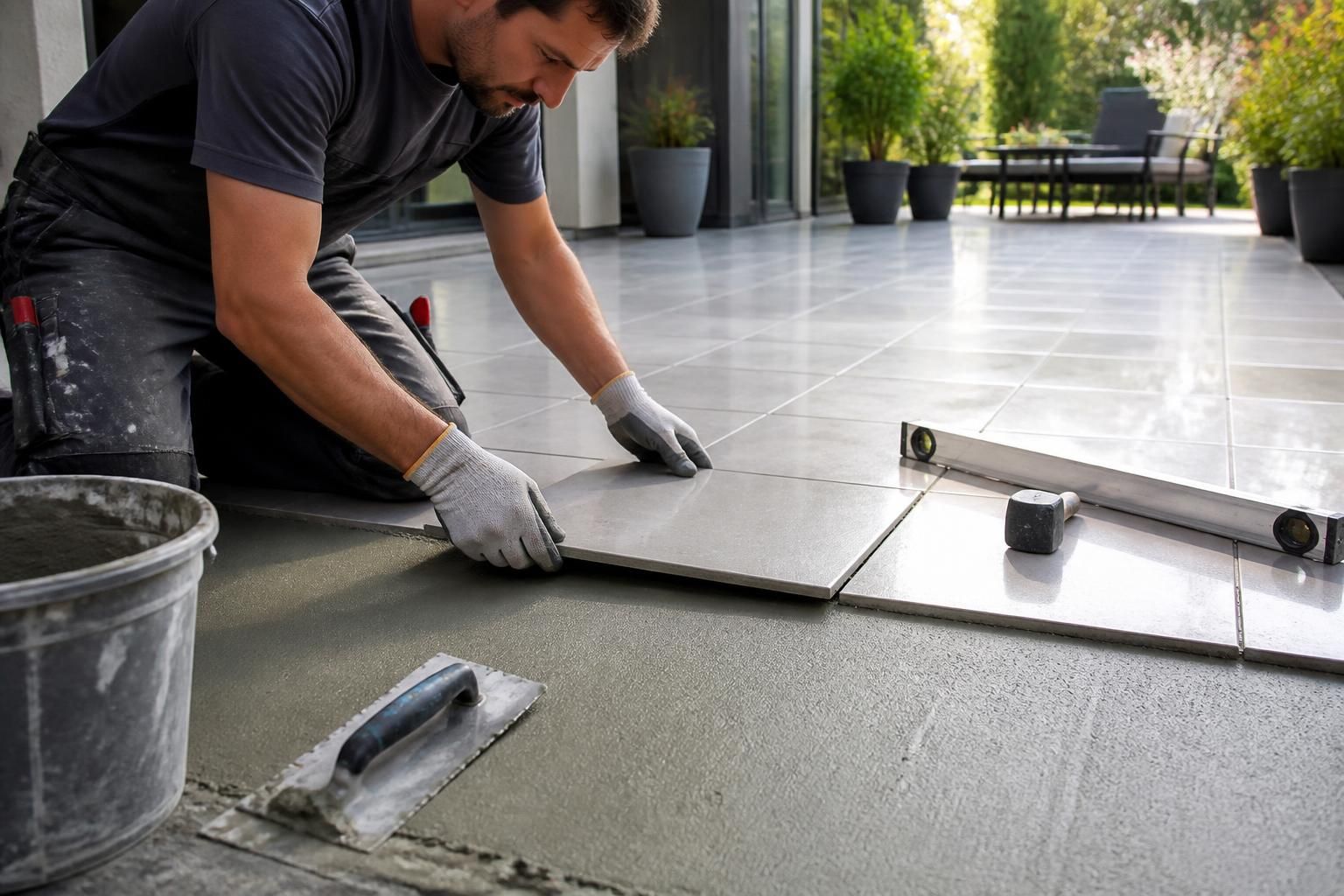 découvrez nos services professionnels de pose de carrelage extérieur sur chape maigre pour un rendu durable et esthétique. expertise et qualité garanties pour embellir vos espaces extérieurs.