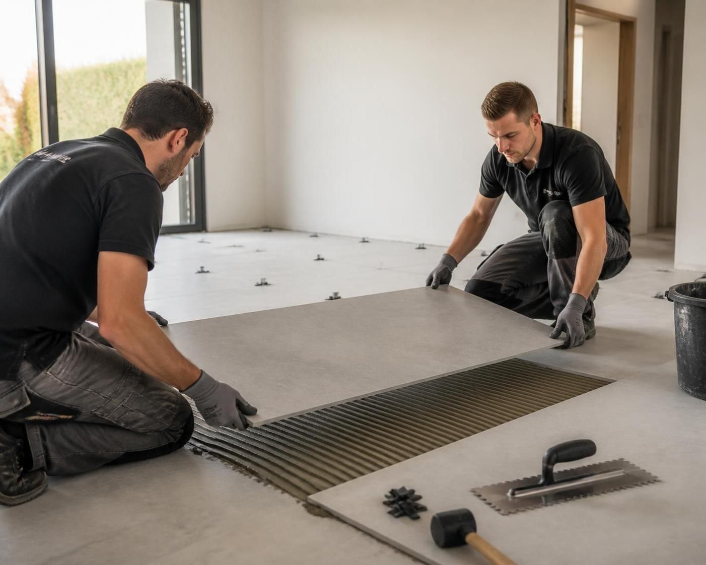 le prix de pose d'un carrelage grand format au m², les facteurs influençant le coût et des conseils pour bien choisir votre installation.