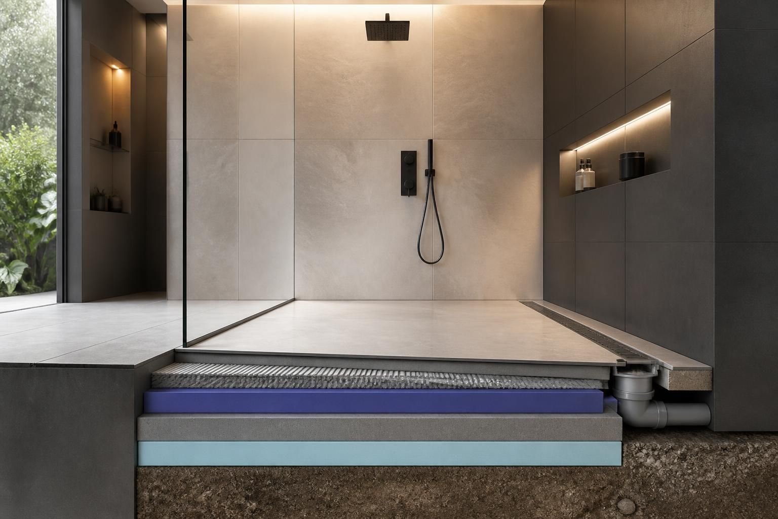 découvrez le schéma d'une douche italienne et comprenez sa structure pour aménager un espace à la fois design et fonctionnel dans votre salle de bains.