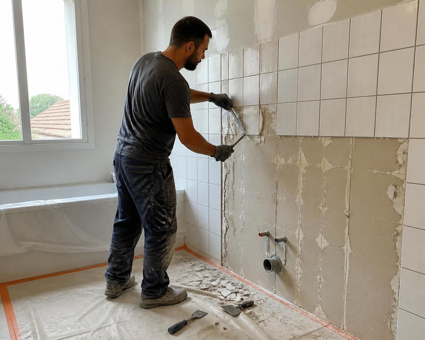 les méthodes efficaces et les conseils pratiques pour enlever facilement de la faïence dans votre salle de bain, afin de réussir vos travaux de rénovation en toute sérénité.