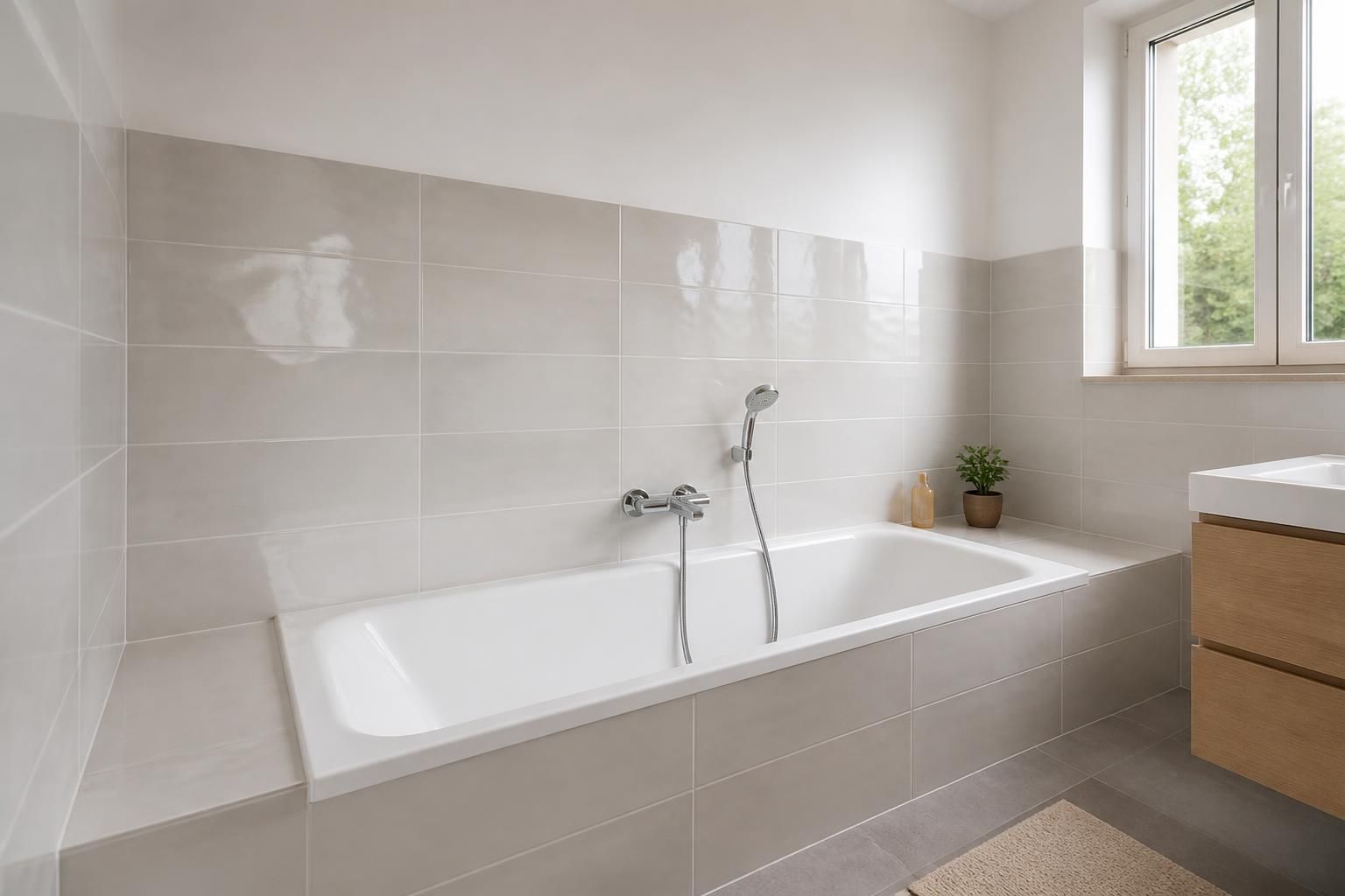 découvrez à quelle hauteur poser la faïence autour d'une baignoire pour un rendu esthétique et une protection optimale contre l'humidité.